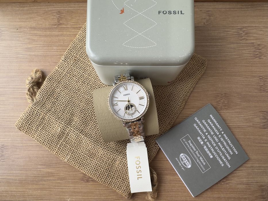 Ceas Fossil de dama Jacqueline 36mm absolut nou Moon Phase