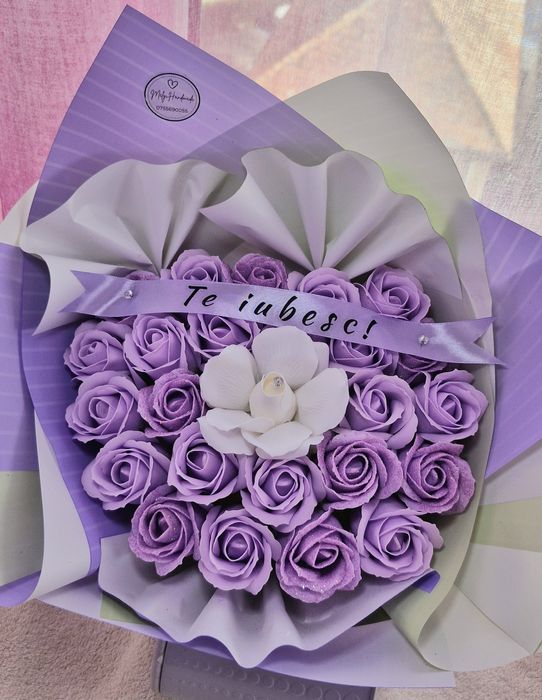 Buchete trandafiri de săpun/buchet flori