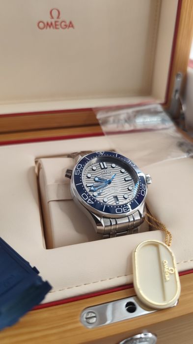 OMEGA Seamaster Diver 300M – Grey Wave Dial – 2023 – Пълен Комплект +
