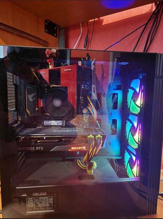 Гейминг компютър Ryzen 5, Nvidia RTX 3060Ti, 1TB SSD, 16GB RAM