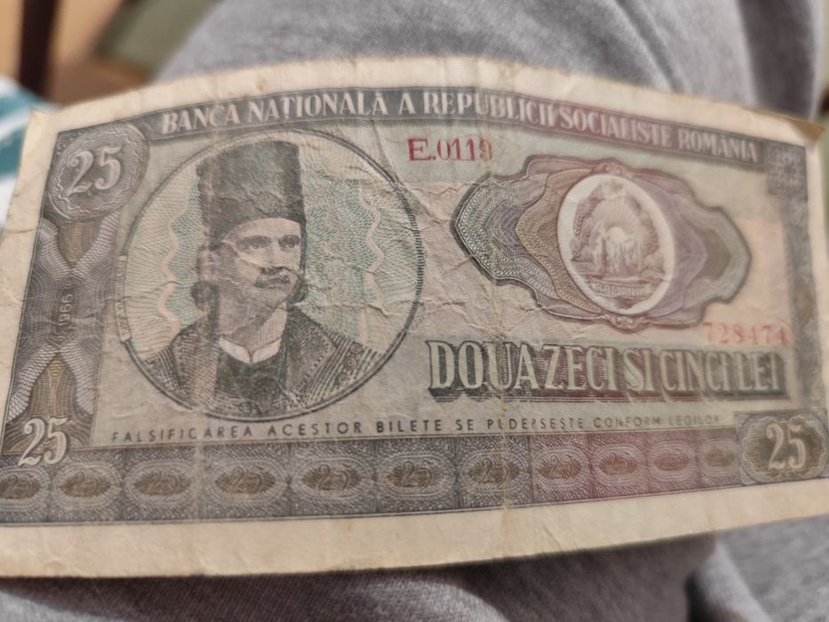 Bancnota 25 de lei an 1966