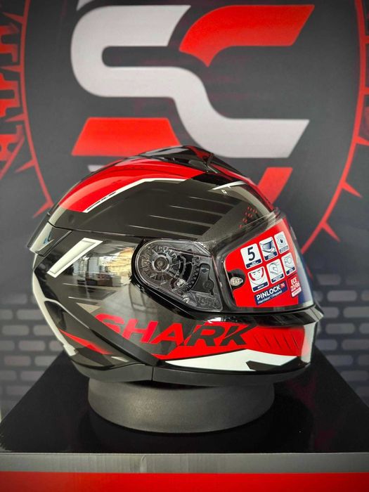 НОВА Каска Shark Ridill 2 Bersek Black/Red Размер XS,S,M,L,XL,2XL