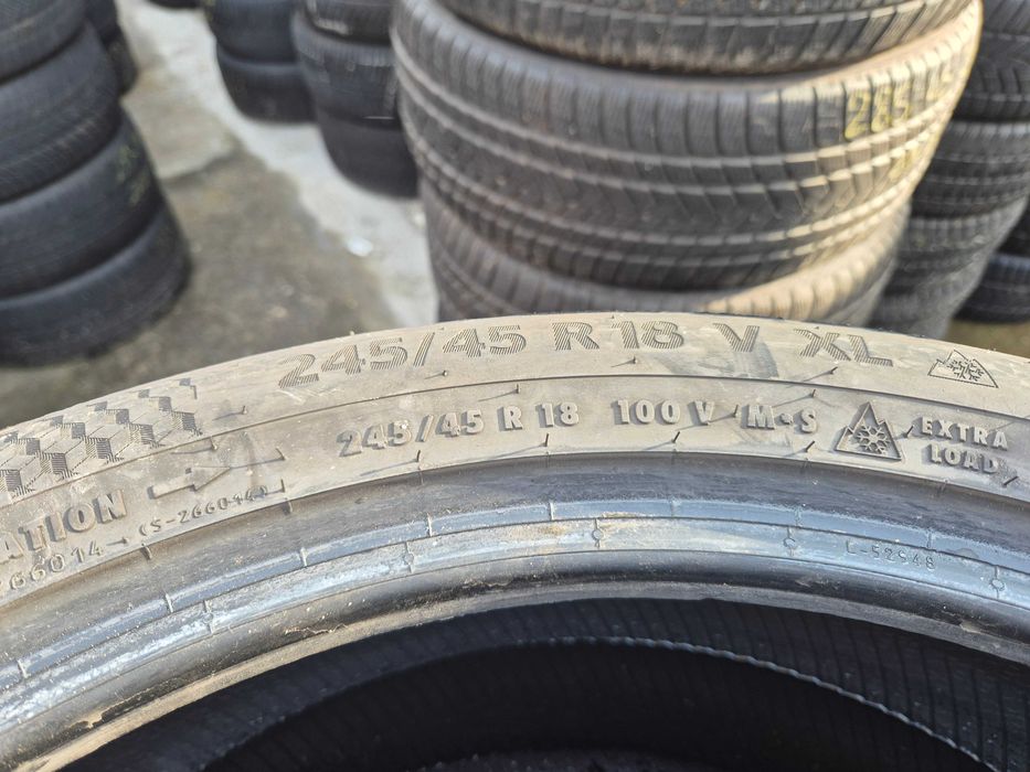 2 Anvelope de IARNA - 245/45/18 - Continental CA UNELE NOI DOT 2024