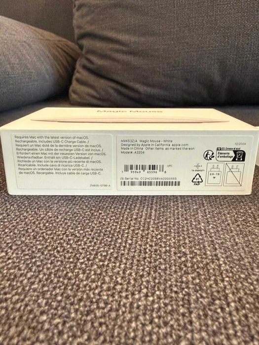 Apple Magic Mouse 3 USB-C A3204 (2024)