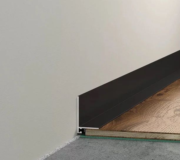 Микроплинтус L образный,прямой,L max все виды профилей