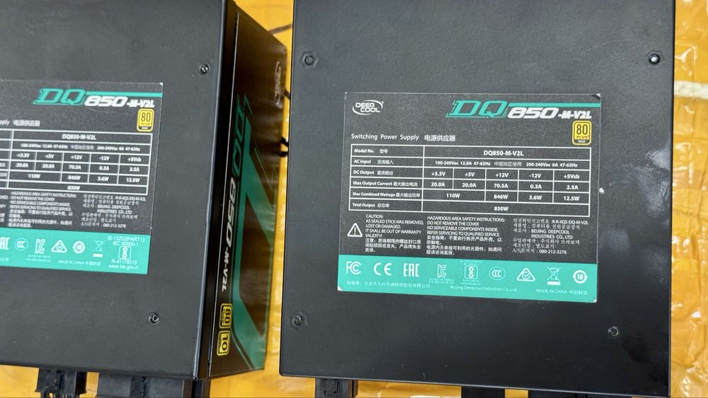 Блоки питания разных видов (Deepcool, AeroCool, pc cooler)