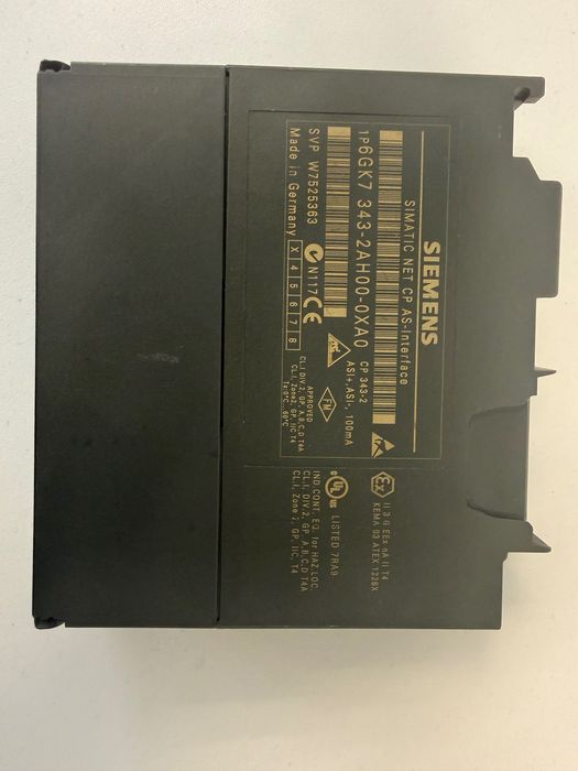 Это модуль Siemens SIMATIC NET CP 343-2.