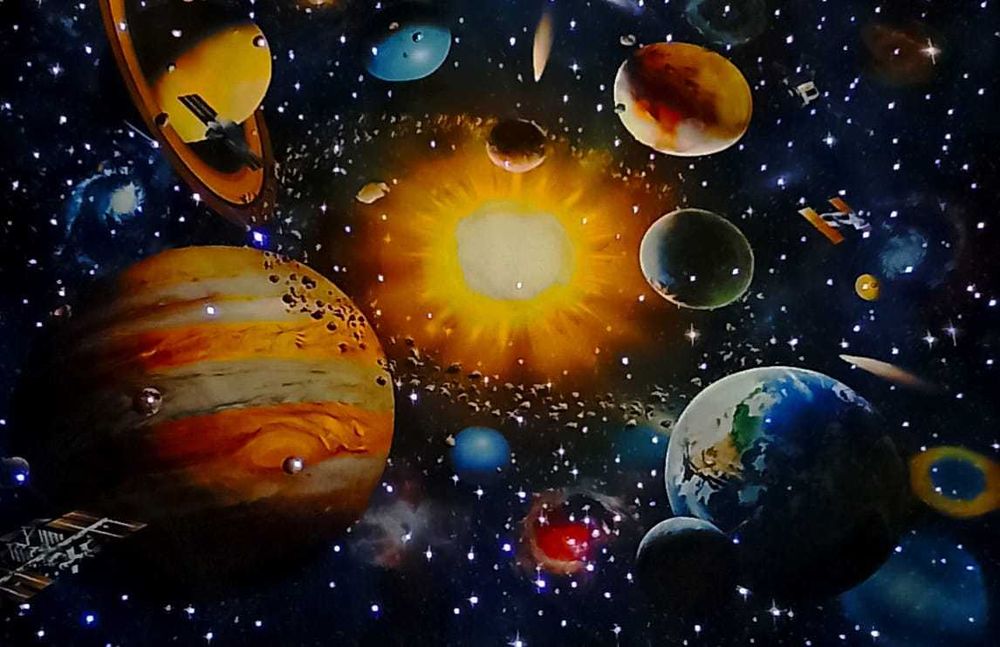 Фиброоптический ковер напольный / настенный