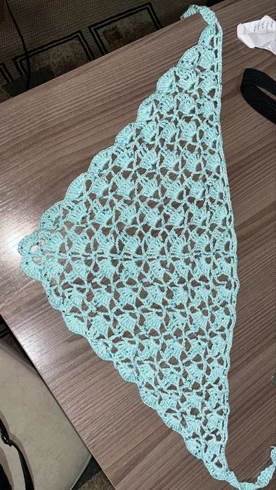 Косынка вязаная ручная работа