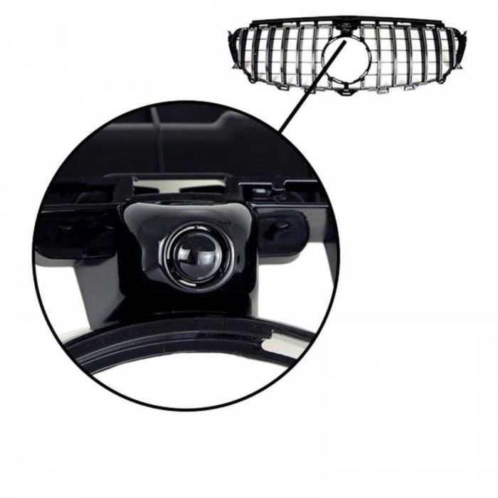 Хром/черна решетка тип GT за Mercedes E класа W213 седан