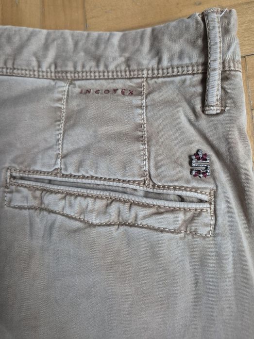 Pantaloni Exclusivişti Incotex Slim Fit Stretch, Bărbați - W36/XL