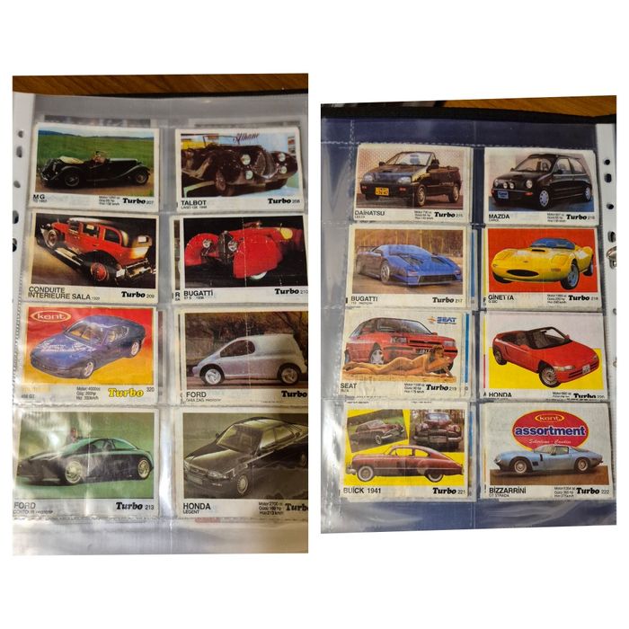 Colecție 102 surprize Turbo + 4 ambalaje