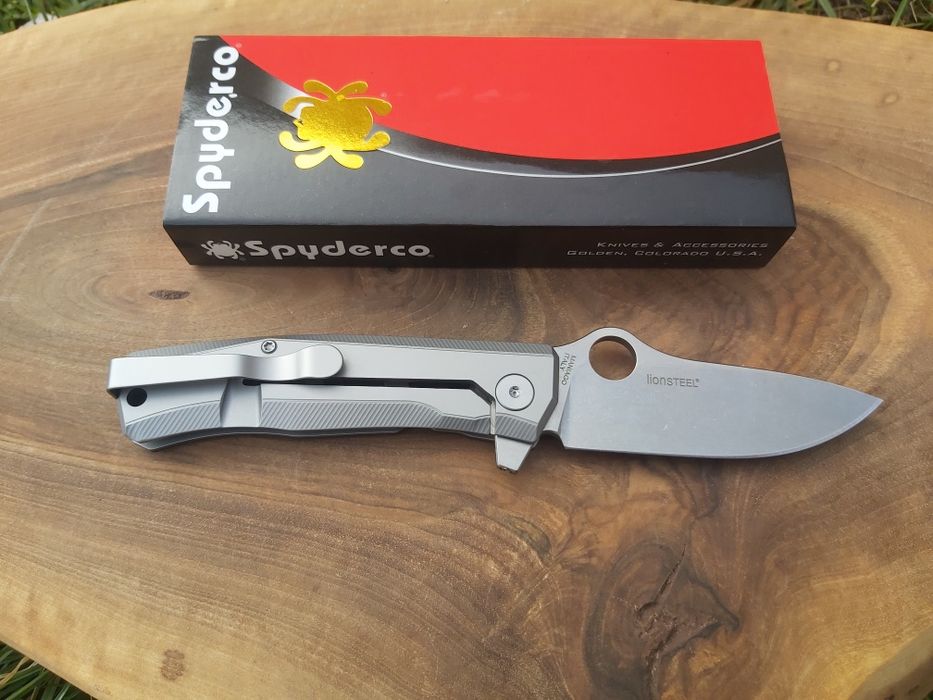 Сгъваем джобен нож Spyderco SpyMyto,Micarta/Titanium, С265