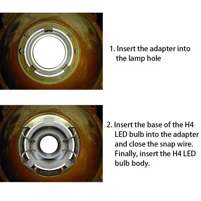 Set Două adaptoare H4 to P45T R2 9003 HB2 HS1 to H5 G40