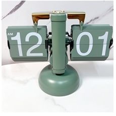 Часы перекидные шестеренкой  настольные Flip Clock интерьер дизайн