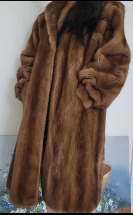 Шуба норковая,натуральнаяя,сделано в Корее