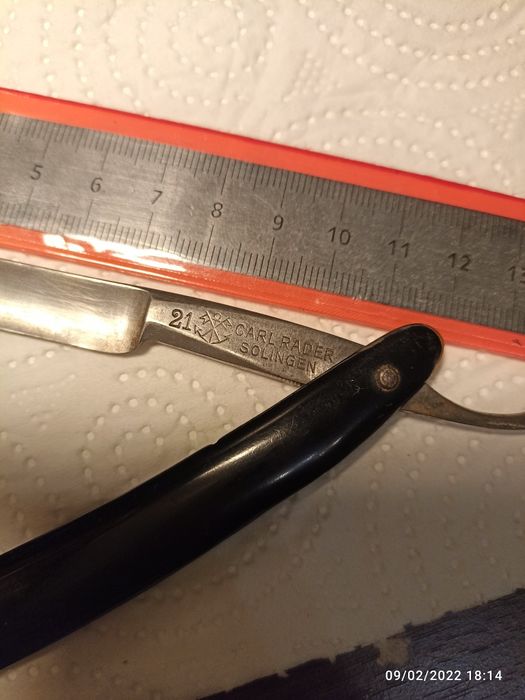 Бръснач Solingen Carl Rader #21