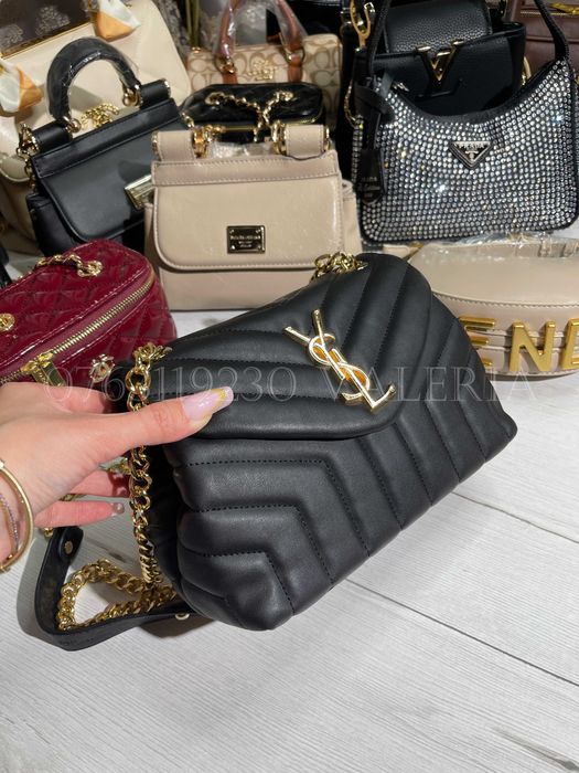 Geanta 1ves $aint Lau4nt - Eco negru/auriu