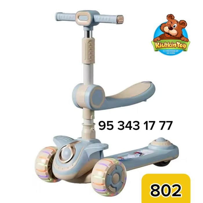 Самокат Samokat bolalar samokati sidenali детская машина Толокар