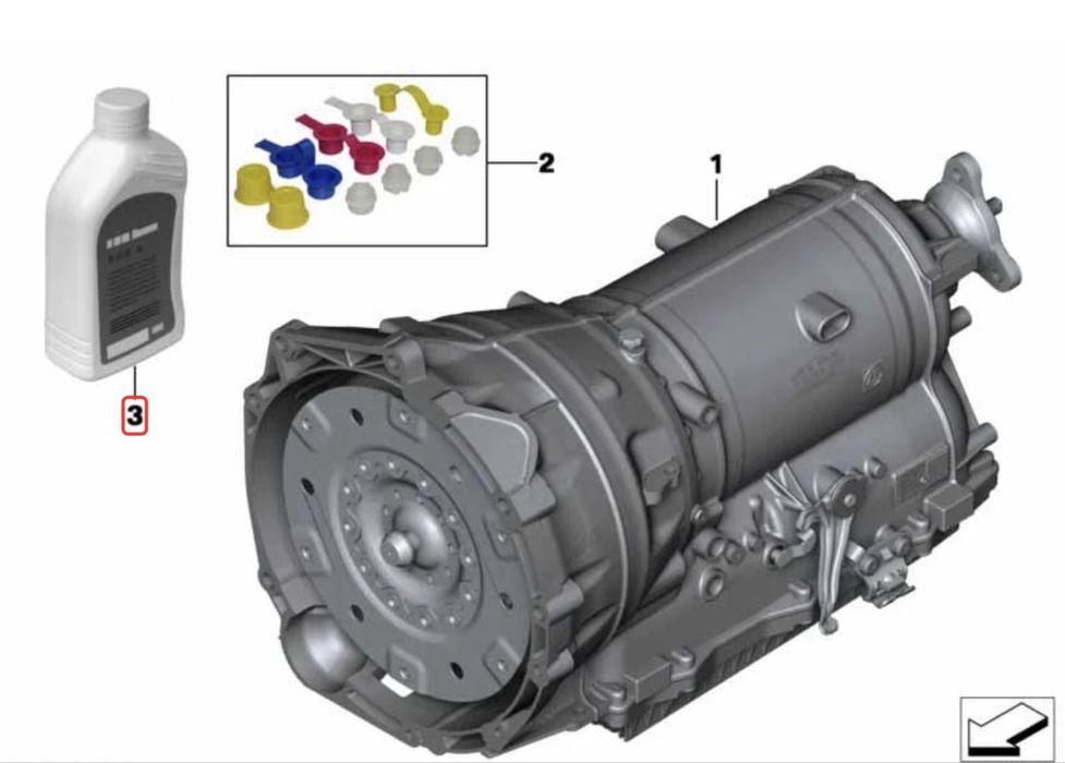 Cutie Viteze Automata Bmw Seria 5 6 7 3.0 258/313 CP N57D30B 2012-