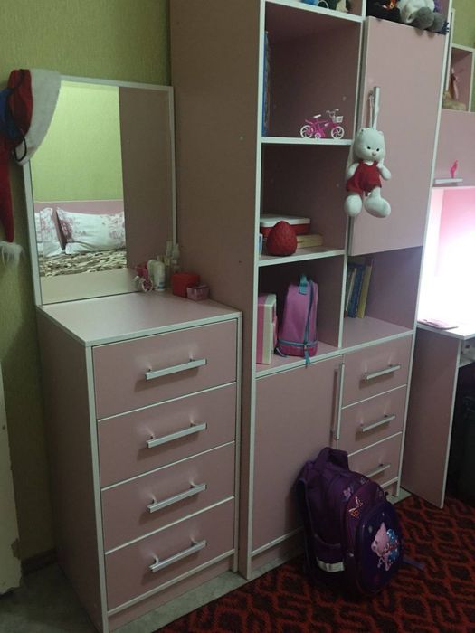 Продам либо обменяю! Спальный гарнитур для девочки, подростка