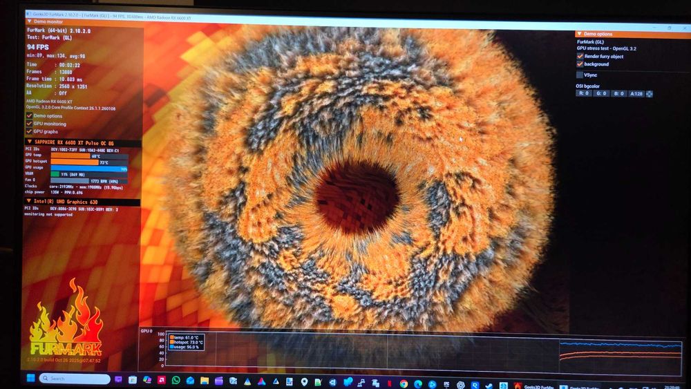 Placa video RX 6600 XT Sapphire, 8Gb DDR6 OC