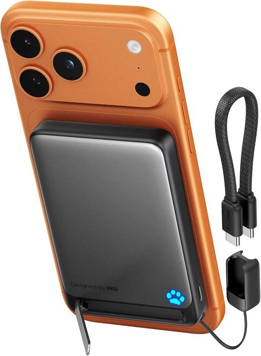 INIU SnapGo P73-E1 Qi2 15W Magnetic Slim Power Bank 10000mAh