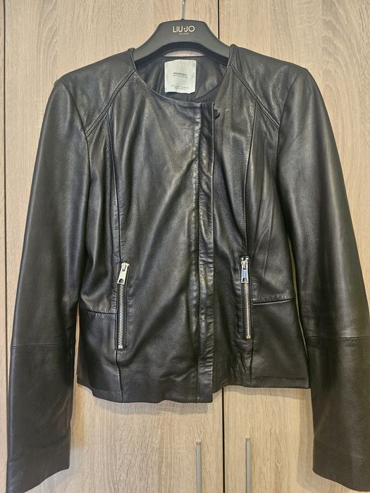 Кожено яке Mango