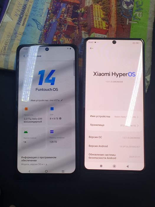 Viva v27e redmi nod 12 pro