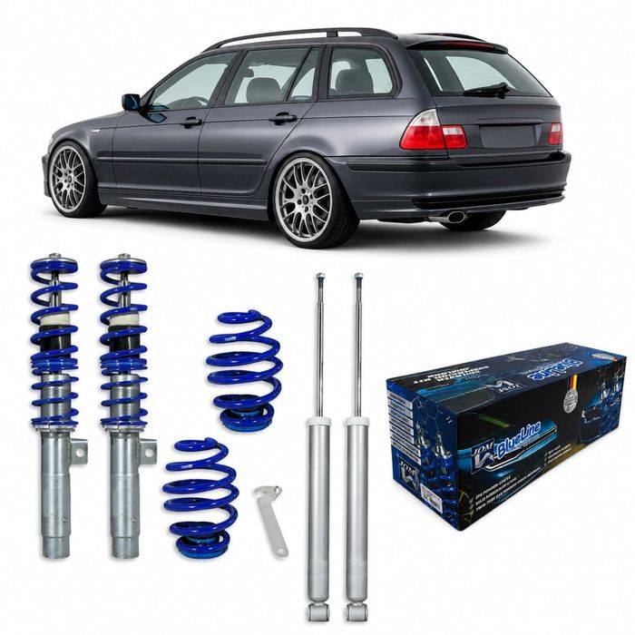 Спортно регулируемо окачване JOM BlueLine - Bmw E46 3 серия седан и комби 1998-2005