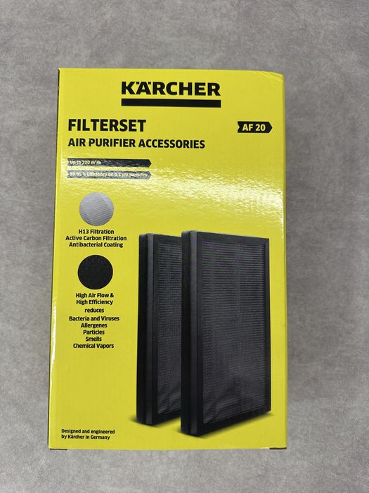 Set filtre originale purificator de aer Kärcher AF20 – Nou, sigilat