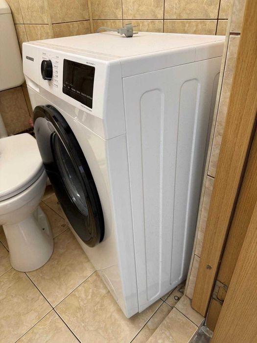 Mașină de spălat Slim Heinner 7kg, 1400 RPM, Motor Inverter, Tehnologie Steam