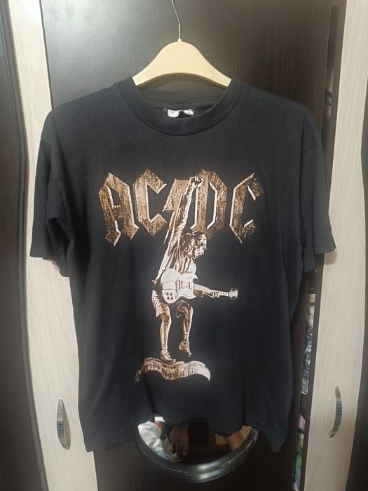 Tricou VINTAGE AC/DC turneu european 2000