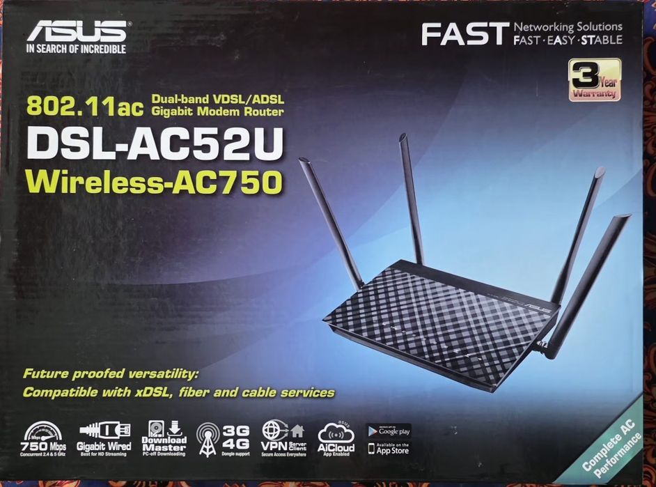 Wi-Fi роутер ASUS