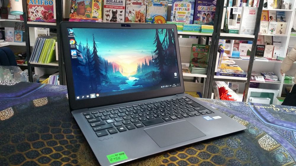 Sony Vaio Core i5 6-avlod 4/128gb alyumin korpus 1080fhd ekran