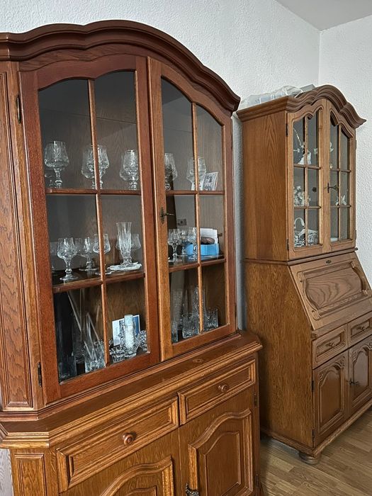 Set 3 dulapuri cu vitrina