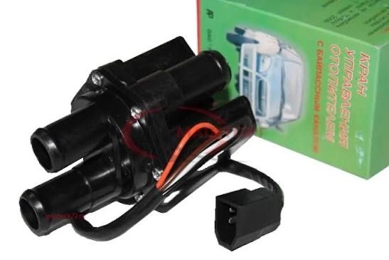 Кран отопителя Газель 3302 электр.(4216,405,Крайслер)Рикор Электроникс