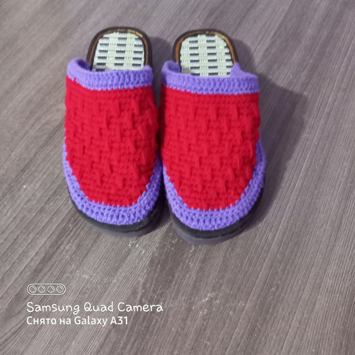 Тапочки женские ручная работа