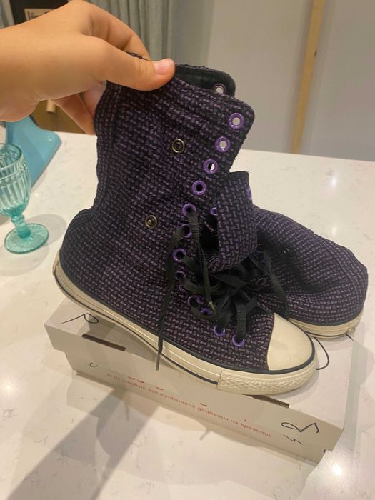 Лилави кецове Converse Chuck Taylor All Star Fold-Down (Двоен език), размер 37.5