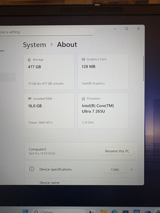 Laptop Dell 14 Pro PC14250