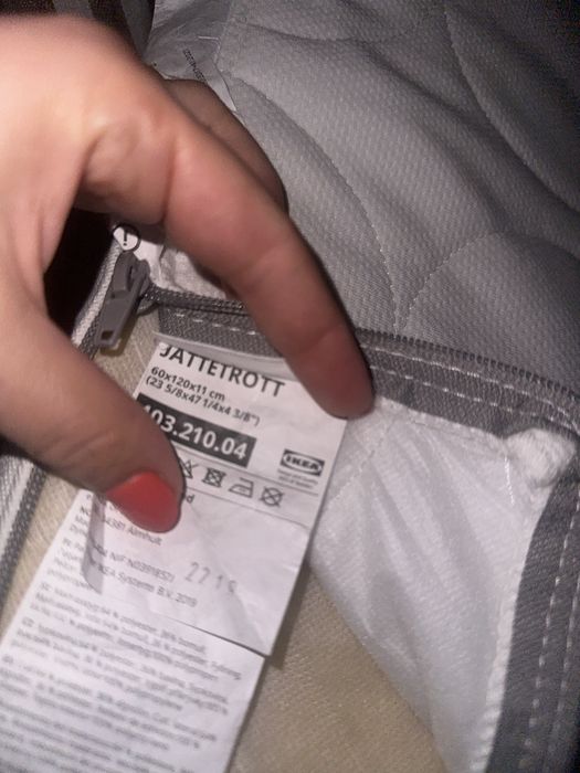 Patut bebe + saltea arcuri Ikea