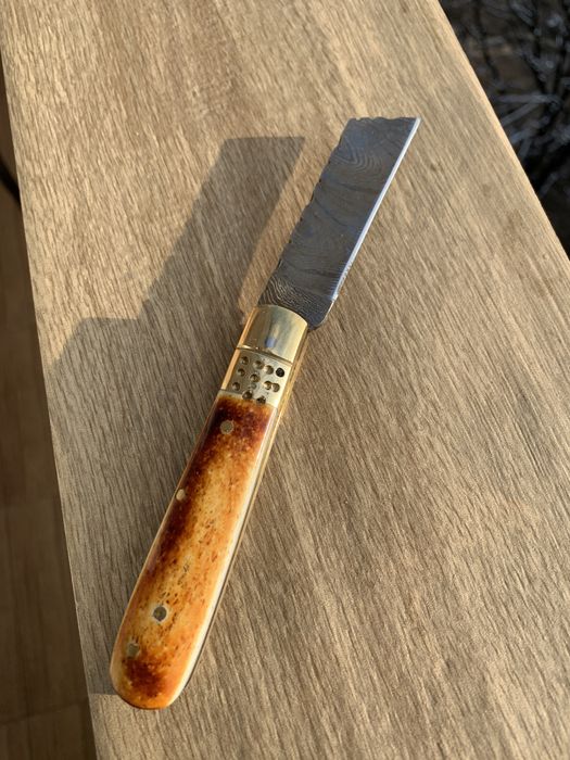 Сгъваемо ножче ръчно изработено