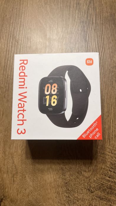 Черен часовник Redmi Watch 3
