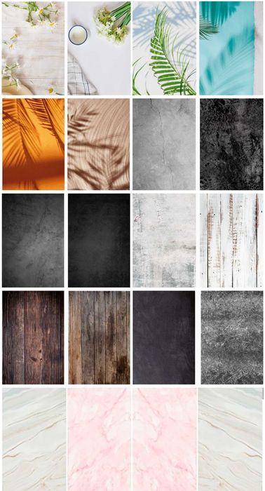 Фотофон для предметной съемки виниловый, текстурные двухсторонние.