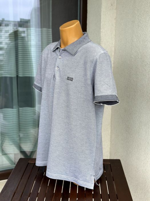 Мъжка поло тениска BOSS Hugo Boss - размер L/XL, КАТО НОВА