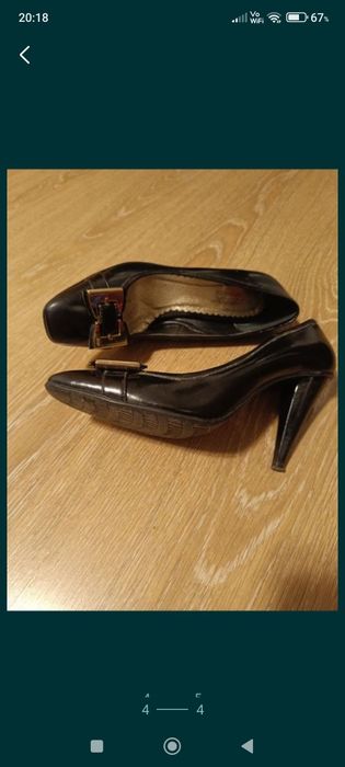 Pantofi toc 9 cm subțire 38