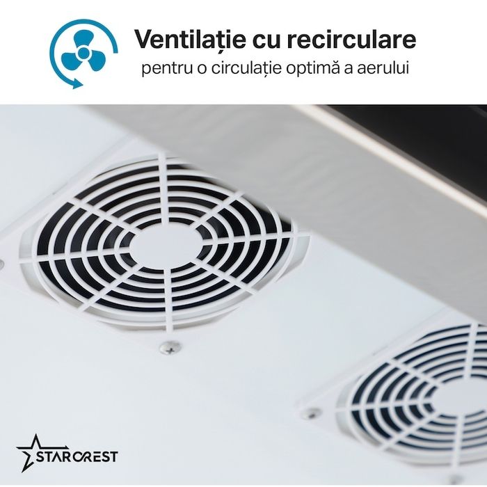 Професионална хладилна витрина с 2 врати, 590 л,STARCREST SPS-2D590DC