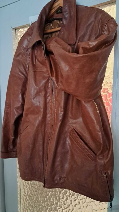 Мъжко яке-естествена кожа