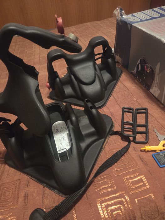 Suport schiuri pt masina, Menabo, cu prindere magnetica, 2 perechi ski