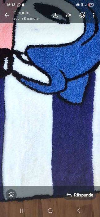 Covor Custom Sonic the Hedgehog – Handmade (Tufting) – 90x140 cm